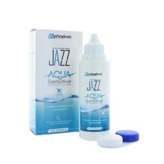 Ophtalmic Aqua Sensitive Solución multifunción Jazz para todo tipo de lentes blandas 100 ml