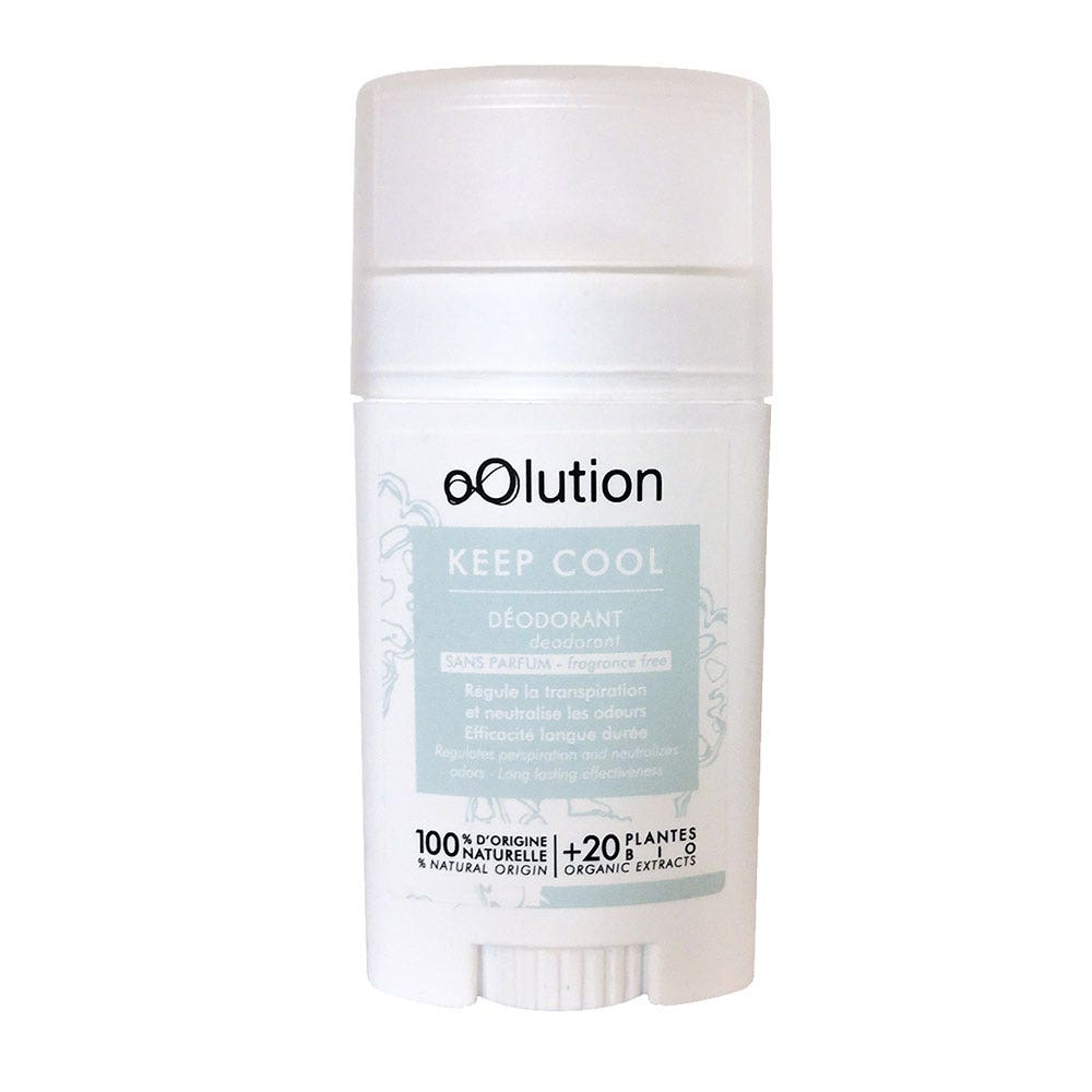 oOlution Keep Cool Déodorant sans parfum Tous types de peaux 40g