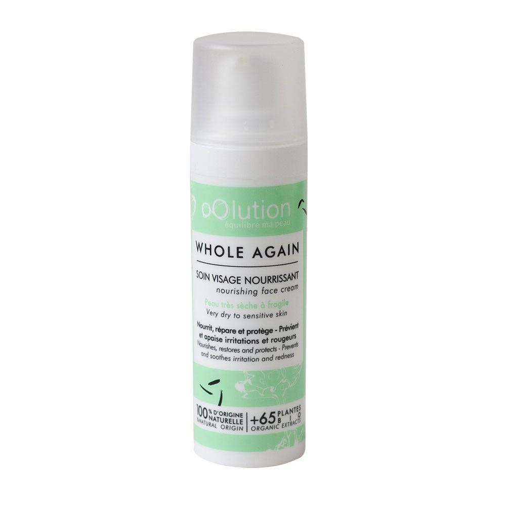 oOlution Whole Again Cuidado facial nutritivo Piel frágil a seca 30 ml