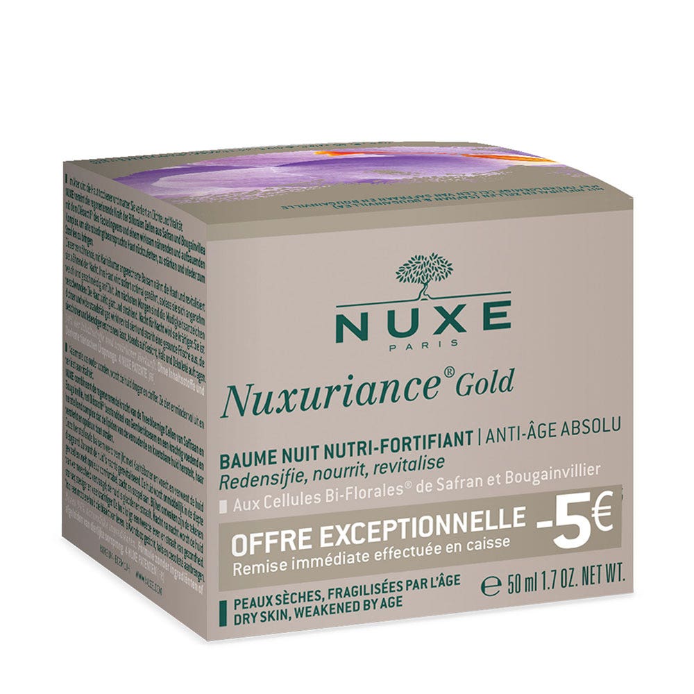 Nuxe Nuxuriance Gold Balsamo Noche Nutri-fortificante Antiedad Absoluto 50ml