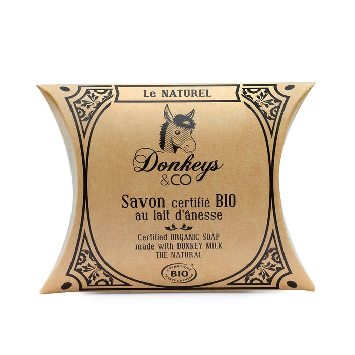 Donkeys & Co Jabón de leche de burra bio 100g