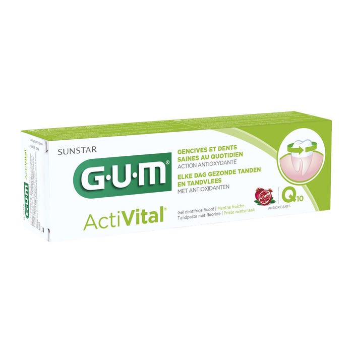 Activital Q10 Dentifrico Encias Y Dientes Sanos 75 ml ActiVital Gum