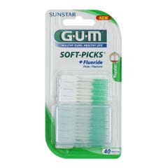 Gum Soft-Picks Palillos interdentales regulares x40