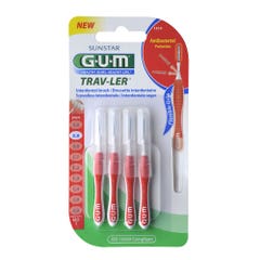 Gum Trav-ler Cepillos Interdentales 0.8mm X4 Trav-ler x4
