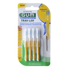 Gum Trav-ler Cepillos Interdentales 1.3mm X4 Trav-ler x4