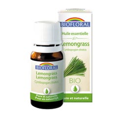 Biofloral Aceite esencial de lemongrass cymbopogon Bio 10 ml
