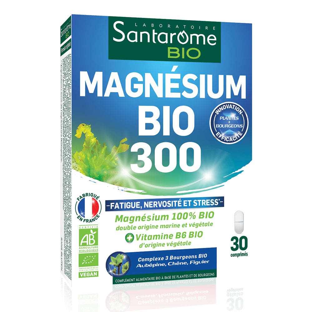 Santarome Magnesio Bio 30 Comprimidos