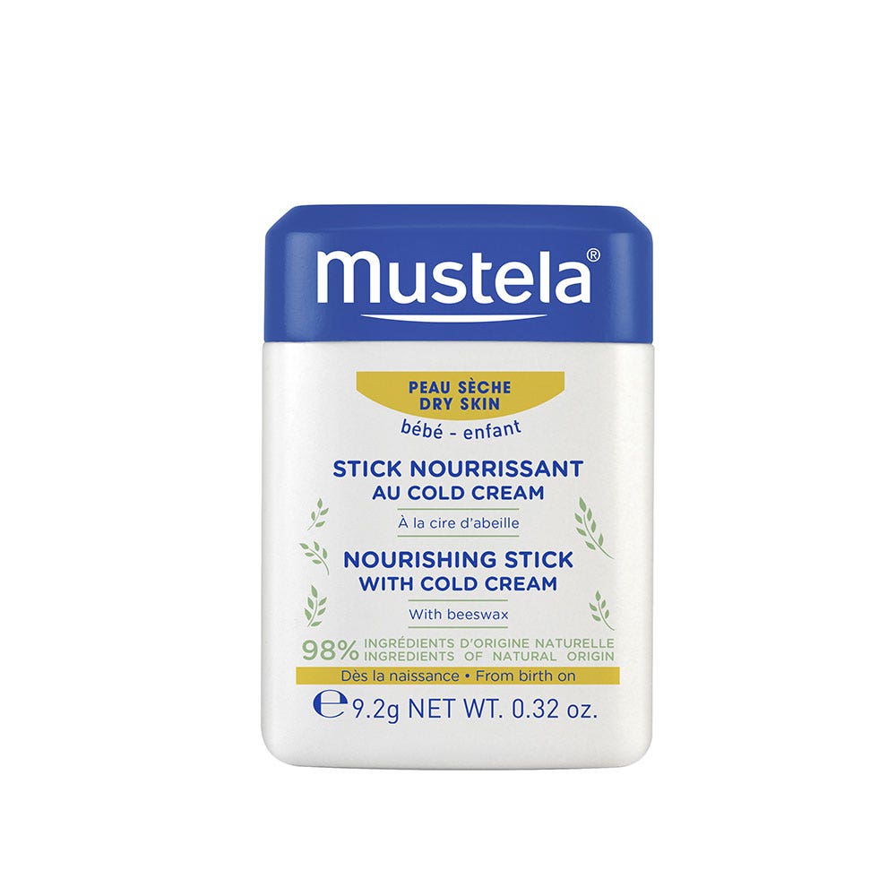 Mustela Stick nutritivo cold cream labios y pómulos piel seca 9,2 g