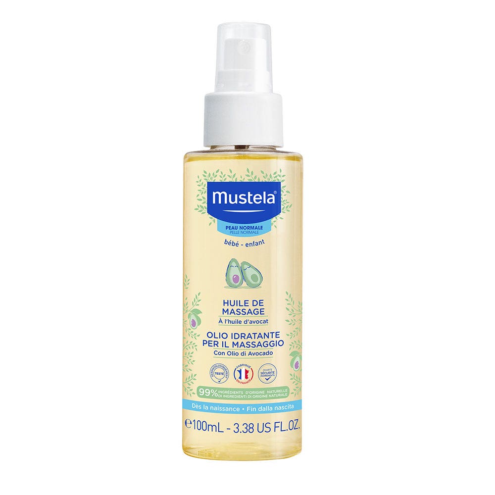Mustela Aceite De Masaje Pieles Normales 100 ml