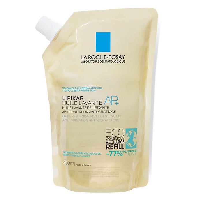 La Roche-Posay Lipikar Eco Recarga Aceite Limpiador Piel Eczema Atópico AP+ 400ml