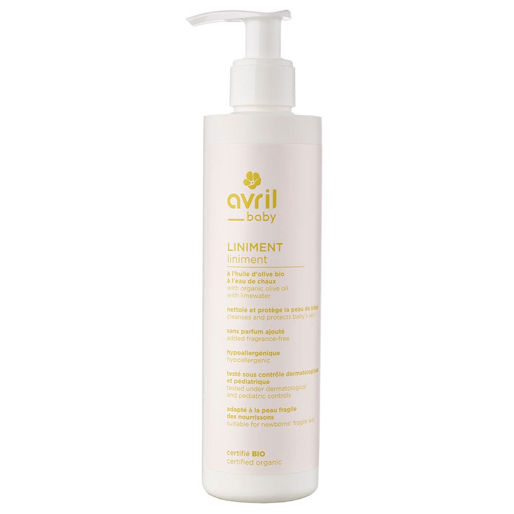 Avril Linimento para bebés bio con aceite de oliva y agua de cal 240ml