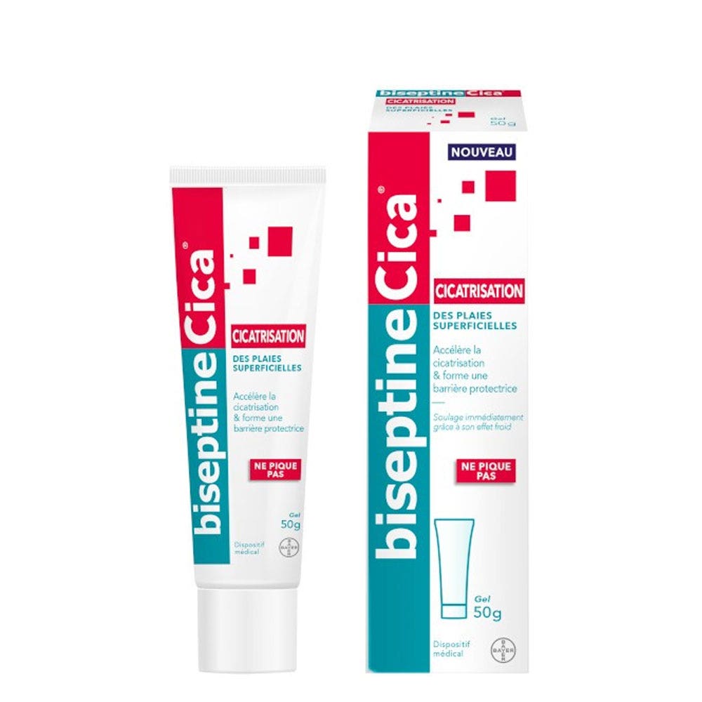 Bayer BiseptinaCica Cicatrización de heridas superficiales 50g