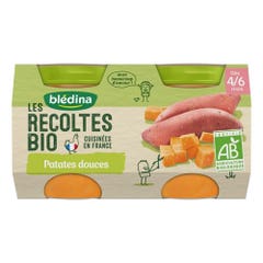 Blédina Pequeñas macetas de legumbres Les Recoltes Bio De 4 a 6 meses 2x130g