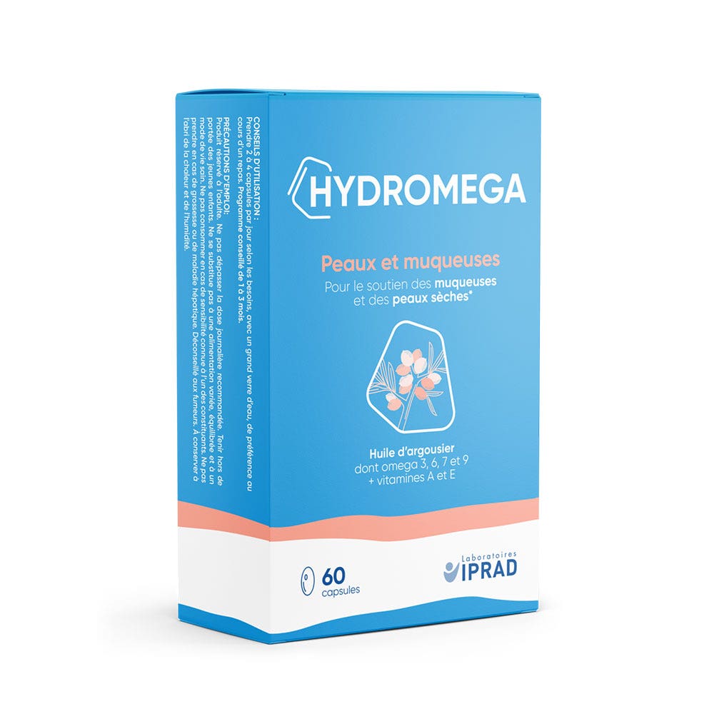Iprad Hydromega Piel y mucosas 60 cápsulas
