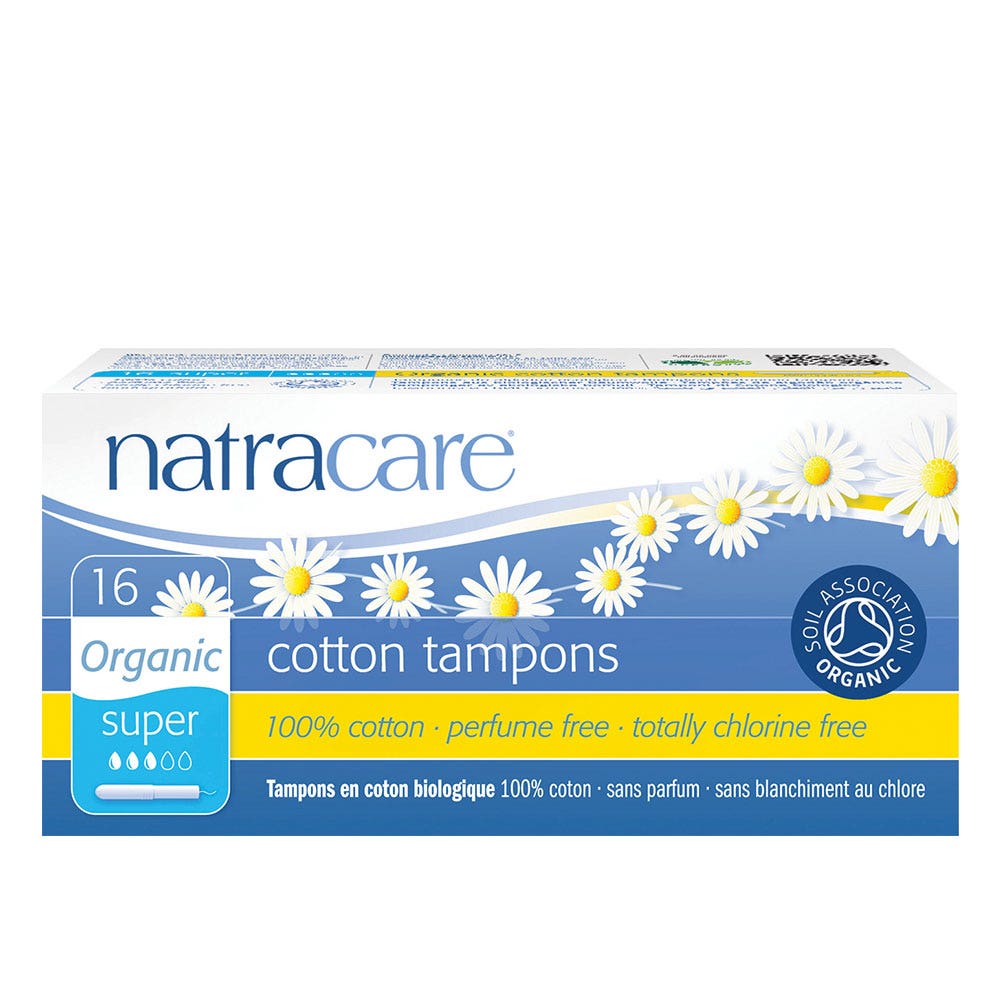 Natracare Tampones ecológicos con Super Aplicador + Caja de 16