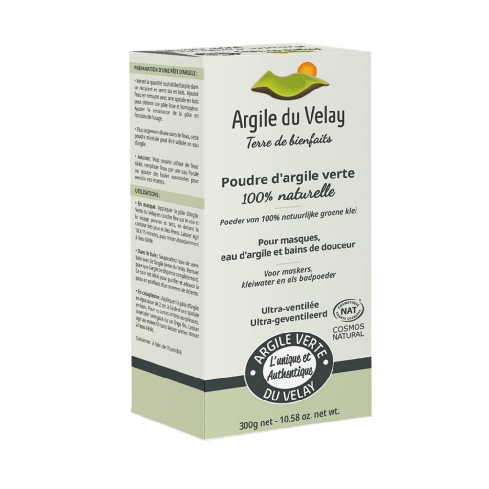 Argile du Velay Polvo verde 300g