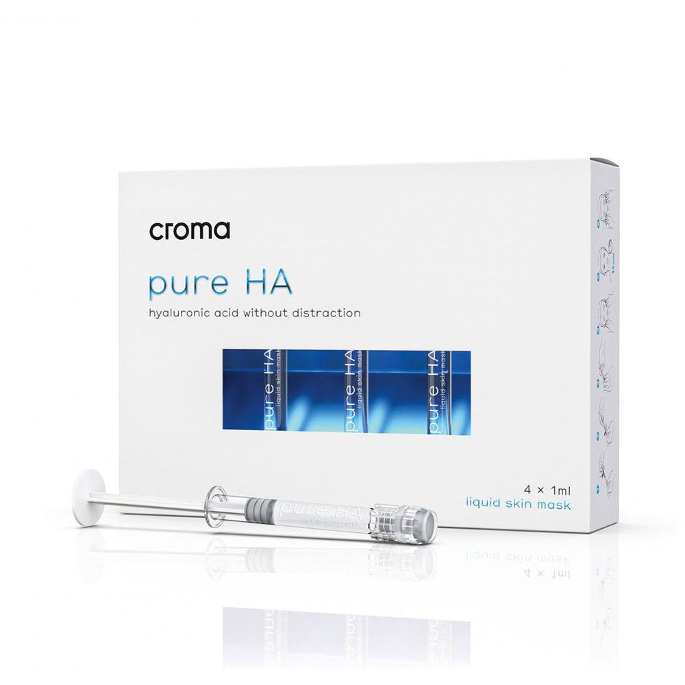 Croma Pharma Mascarilla de ácido hialurónico puro 4x1ml