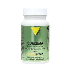 Vit'All+ Extracto estandarizado de cúrcuma con un 95% de curcuminoides Extracto estandarizado con un 95% de curcuminoides 120 cápsulas