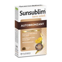 Nutreov Sunsublim Autobronceador Ultra Sans soleil 28 Cápsulas