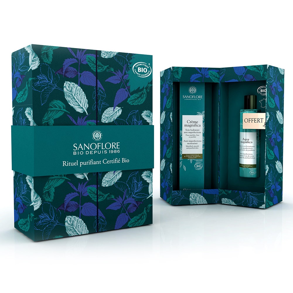 Sanoflore Magnifica Cofre Crema Hidratante Magnifica 40ml + Aqua Magnifica 50ml Gratis offerte 40ml + Aqua magnifica 50ml
