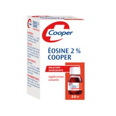 Cooper Solución de ensayo de eosina al 2% 50 ml