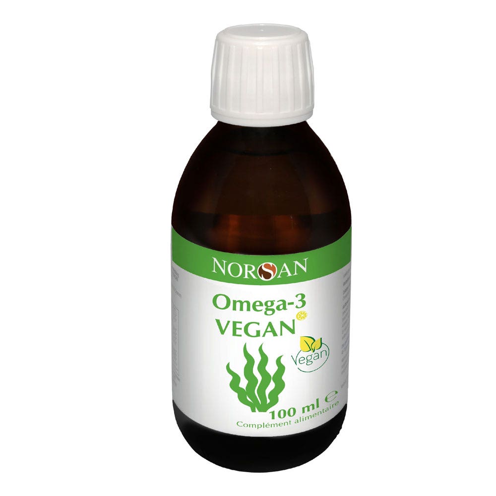 Norsan Aceite Vegano de Algas Omegas 3 Sabor Limón 100 ml