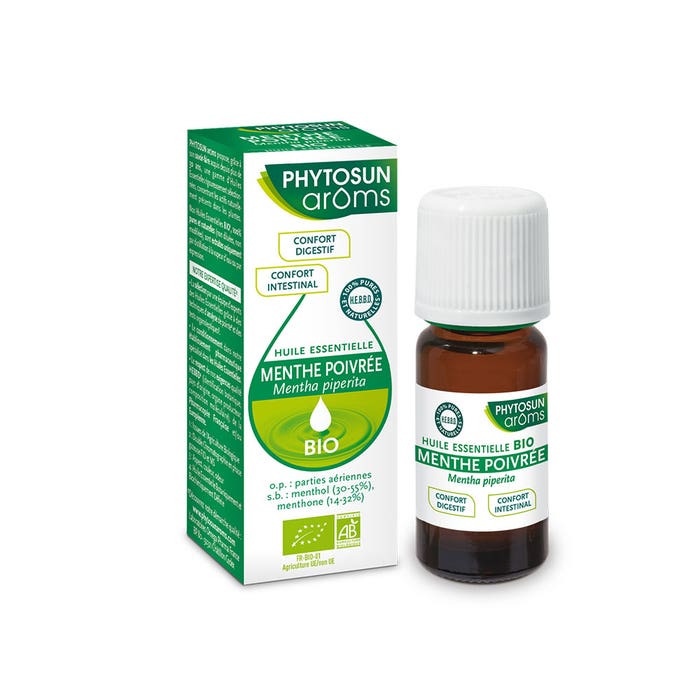 Aceite esencial de menta piperita 10 ml Phytosun Aroms