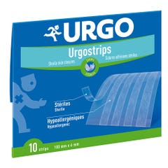 Urgo Urgostrips 100mm X 6mm 10 Unidades