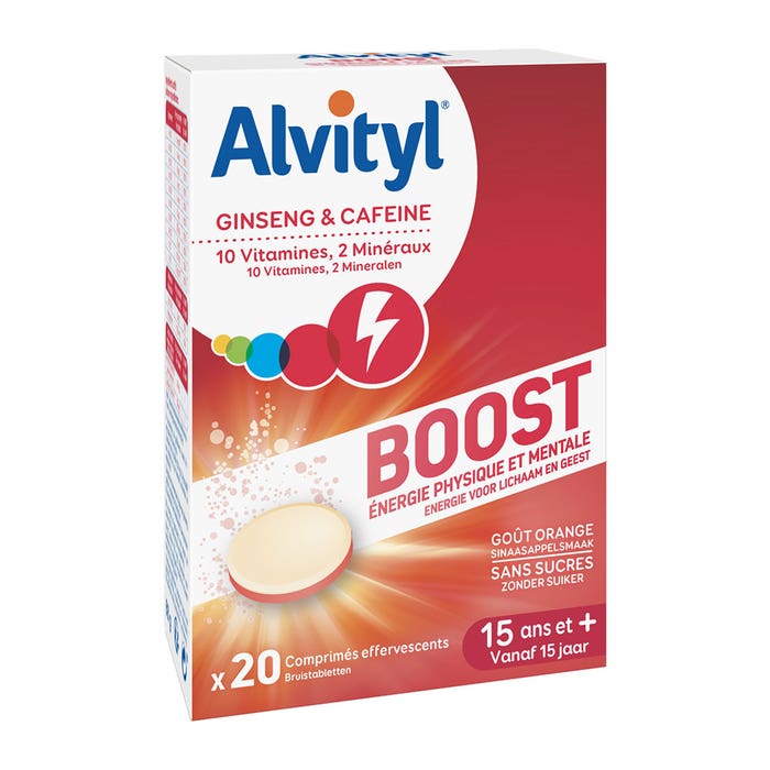 Boost 20 Comprimidos Efervescentes 20 Comprimes Effervescents Alvityl