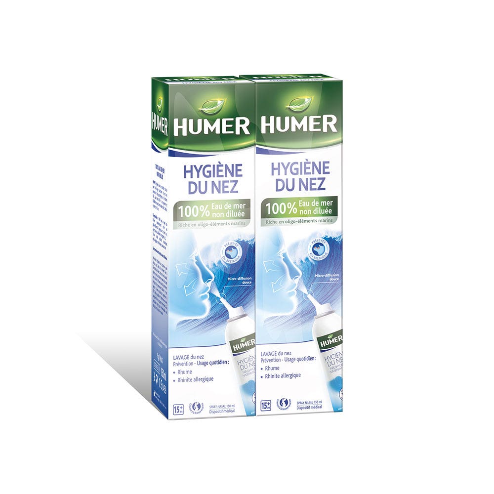 Humer 150 Higiene Nasal 2x150ml - Easypara