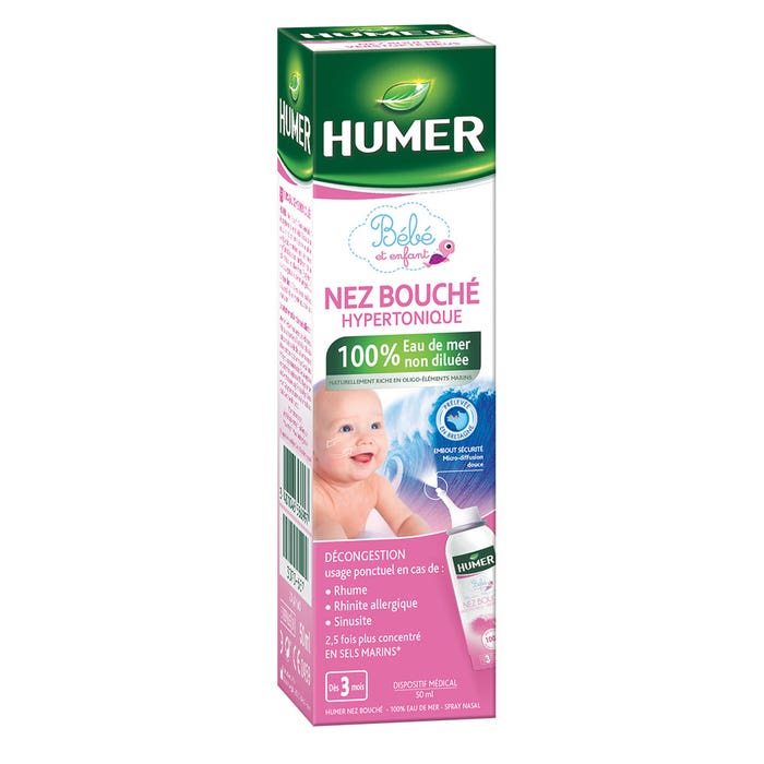 Humer Solucion Nasal Hipertonica Especial Nariz Boca Para Bebes
