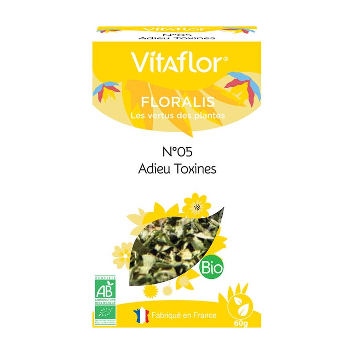 Vitaflor Floralis No.5 Adiós a las toxinas D. Plantes compuestas a granel 40g