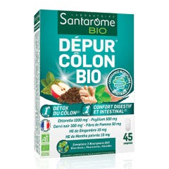 Santarome Depur Colon Bio Détoxifie & purifie les intestins 45 Comprimidos