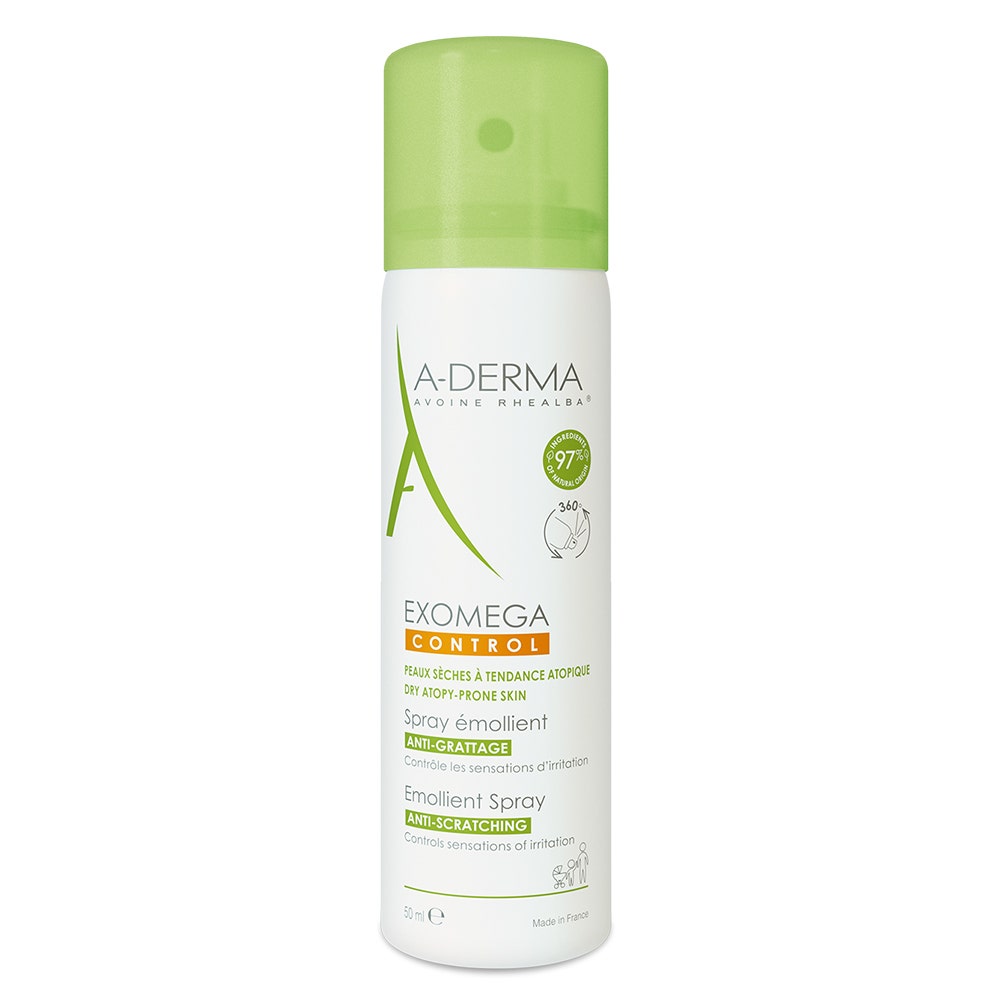 A-Derma Exomega Control Spray emoliente antirozaduras para pieles secas Piel seca 50 ml