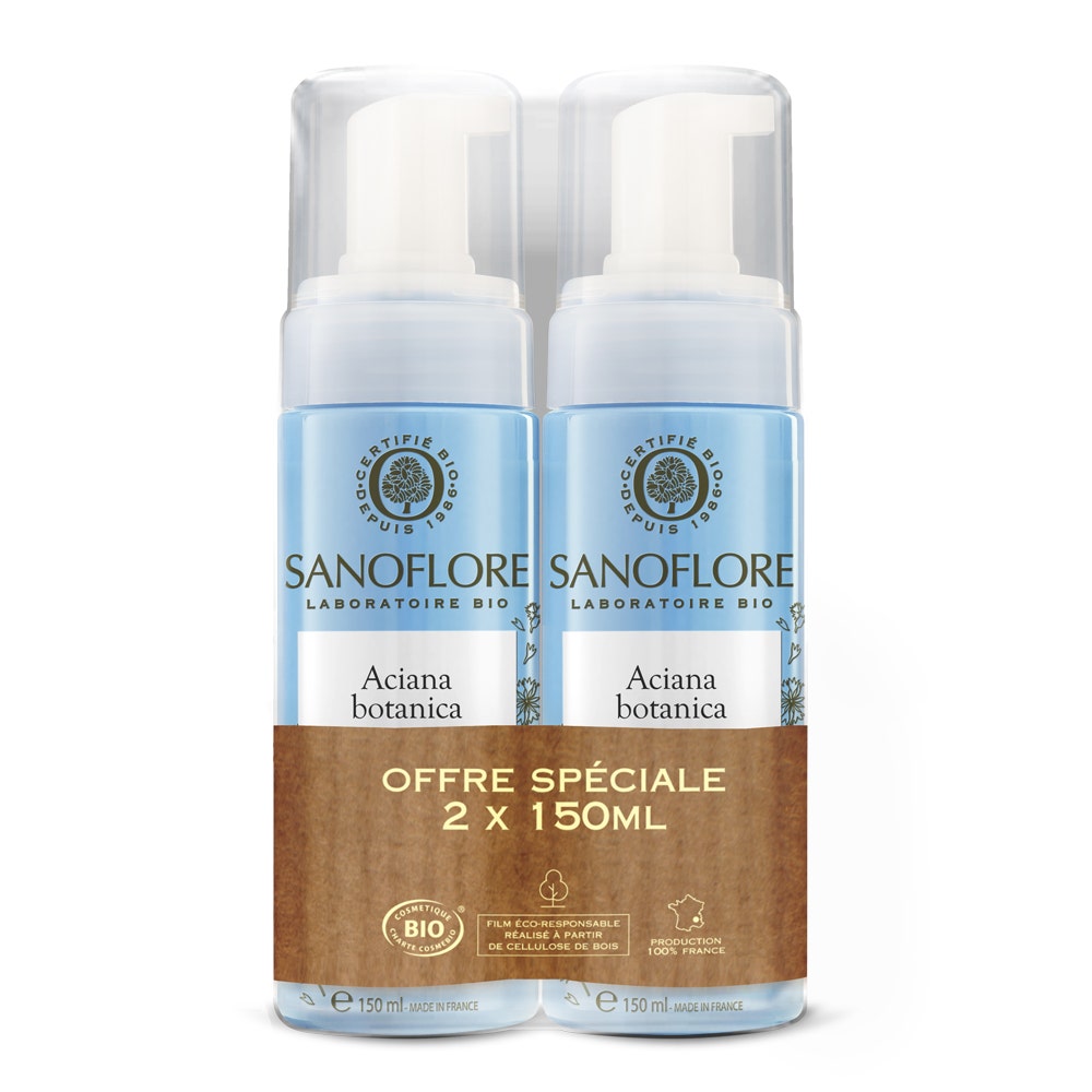 Sanoflore Aciana Botanica Espuma Limpiadora Bio 2x150ml