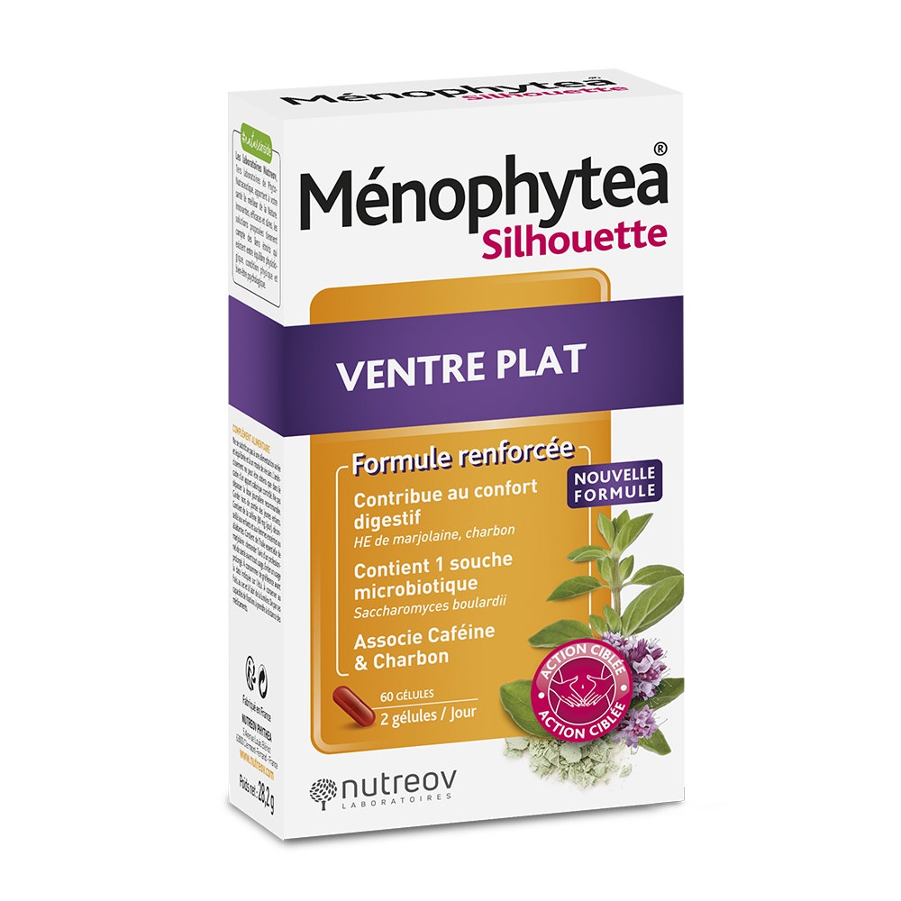 Ménophytea Menophytea Silueta Vientre plano 60 cápsulas