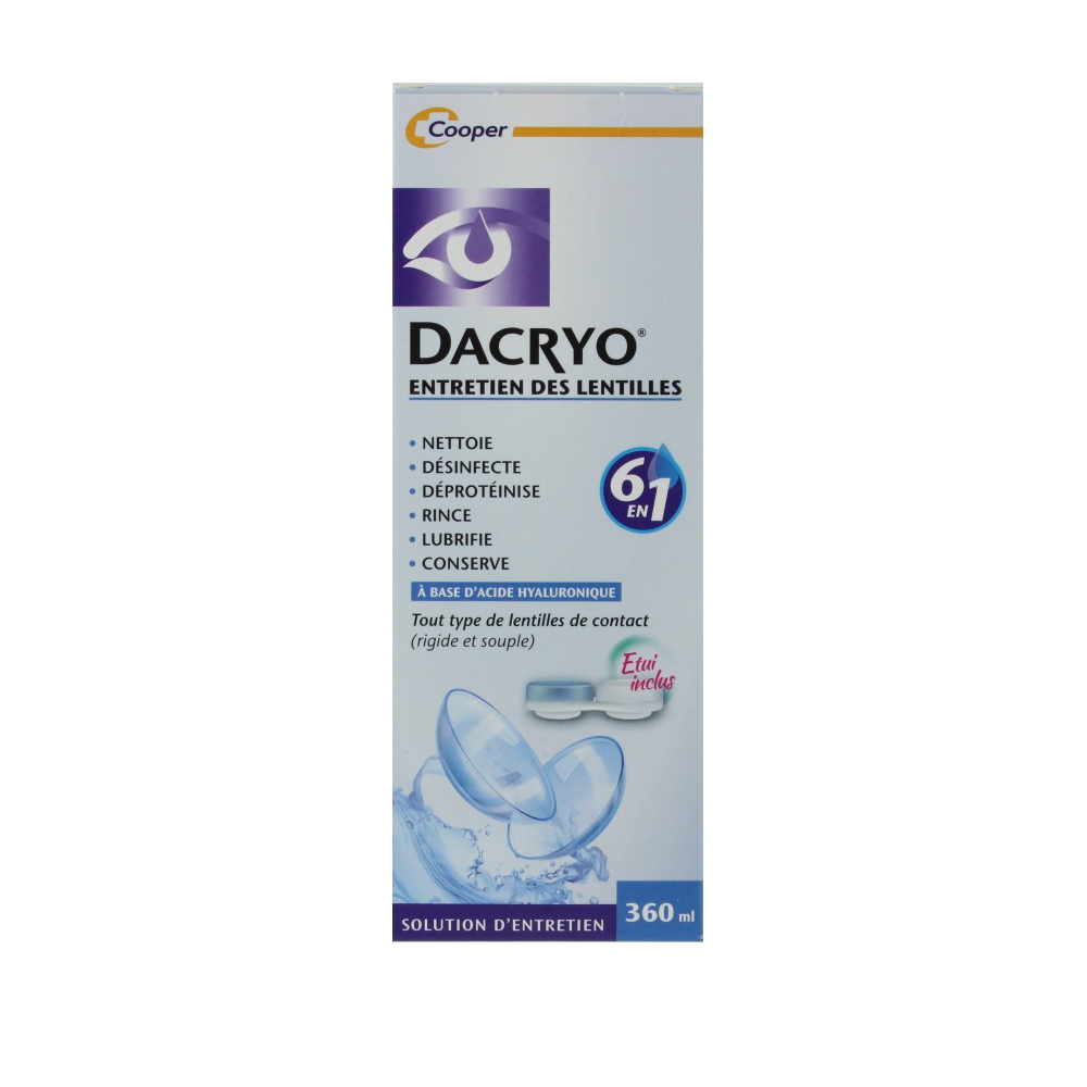 Dacryo Cuidado de las lentes Dacryo 360 ml