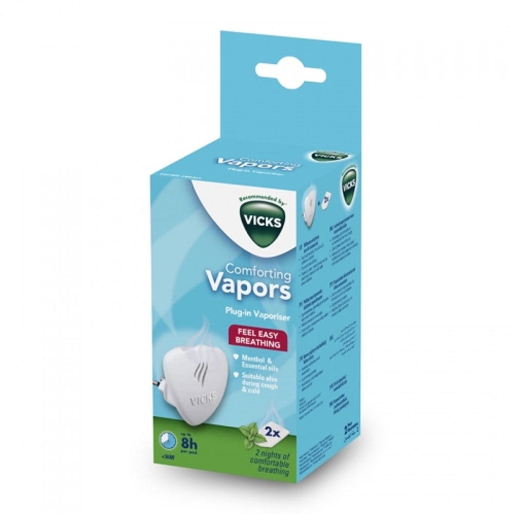 Vicks Difusor Electrico De Aceites Esenciales + 5 Recargas