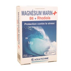 Biotechnie Magnesio Marina + B6 + Rhodiola x30 Gélulas