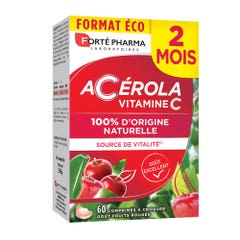 Forté Pharma Acerola 60 Comprimidos Riche en Vitamine C naturelle 60 Comprimes