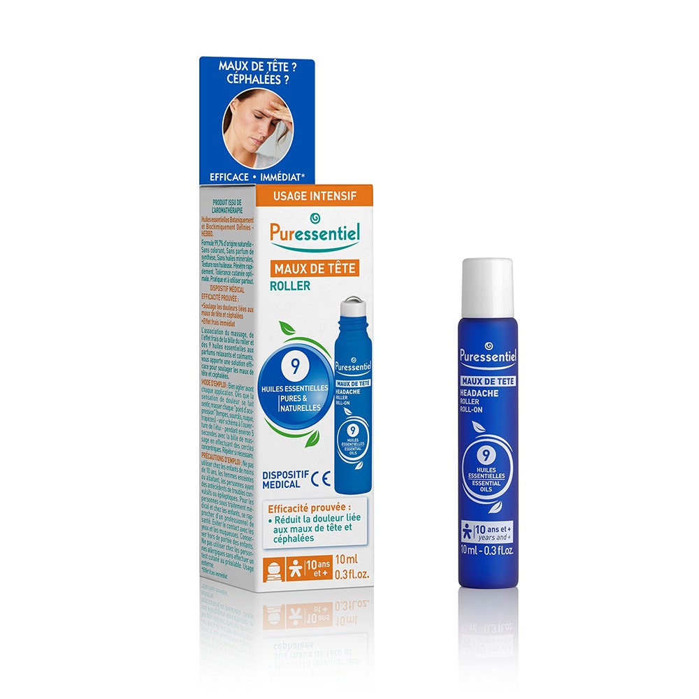 Puressentiel Bienestar Roller para dolor de cabeza 10 ml