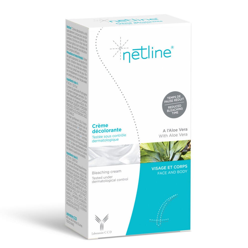 Netline Crema decolorante Cara y cuerpo
