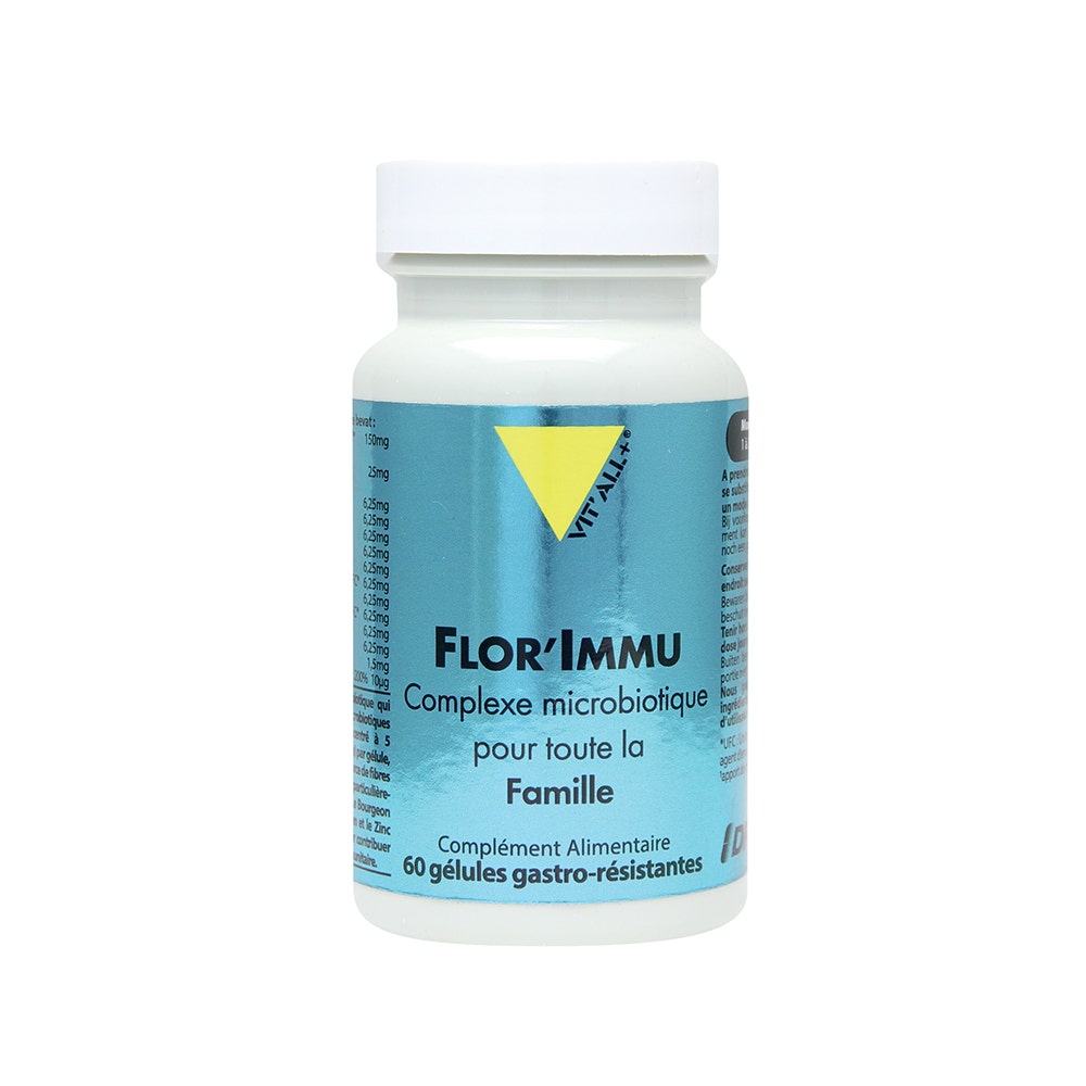 Vit'All+ Flor'Immu Complejo Microbiótico para toda la familia 60 Drcaps