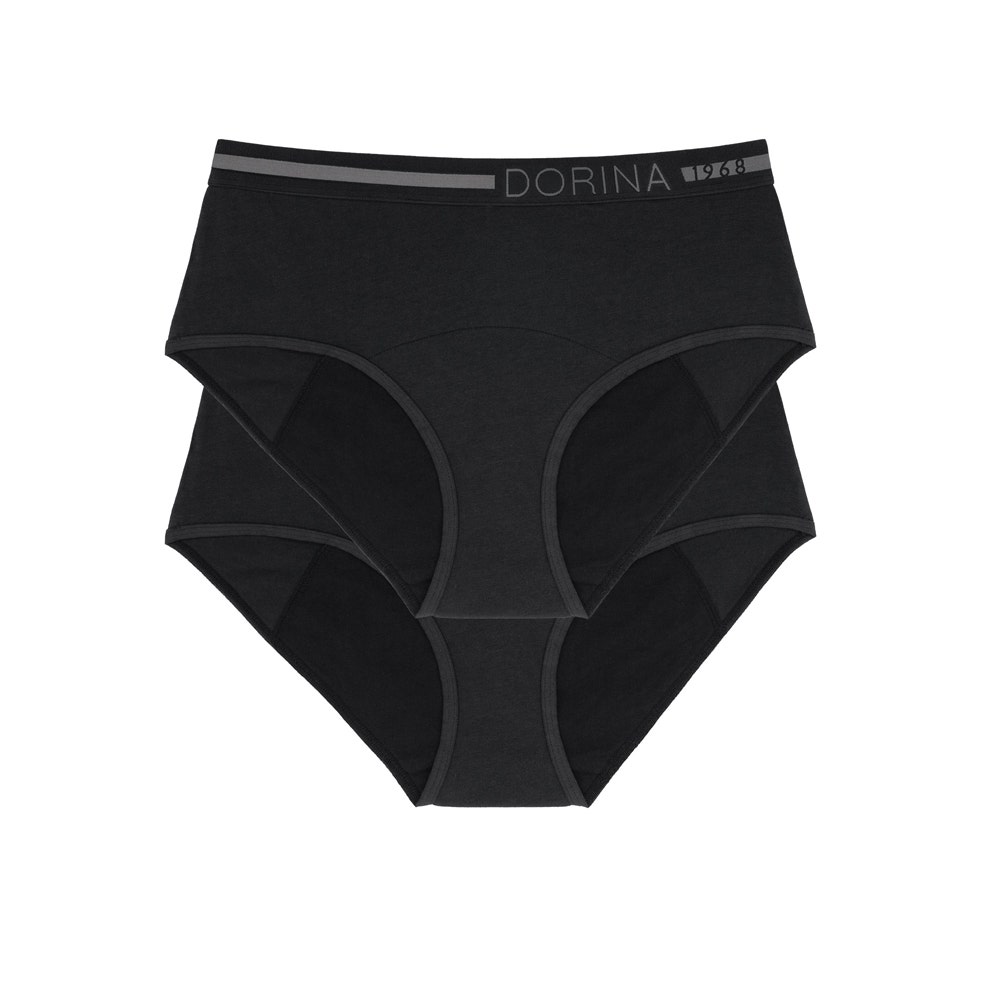 Dorina Eco Moon Bragas Menstruales Flujo Abundante – Color Negro x2