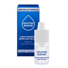 Omega Pharma Gouttes Bleues Loción hidratante estéril para los ojos 10 ml