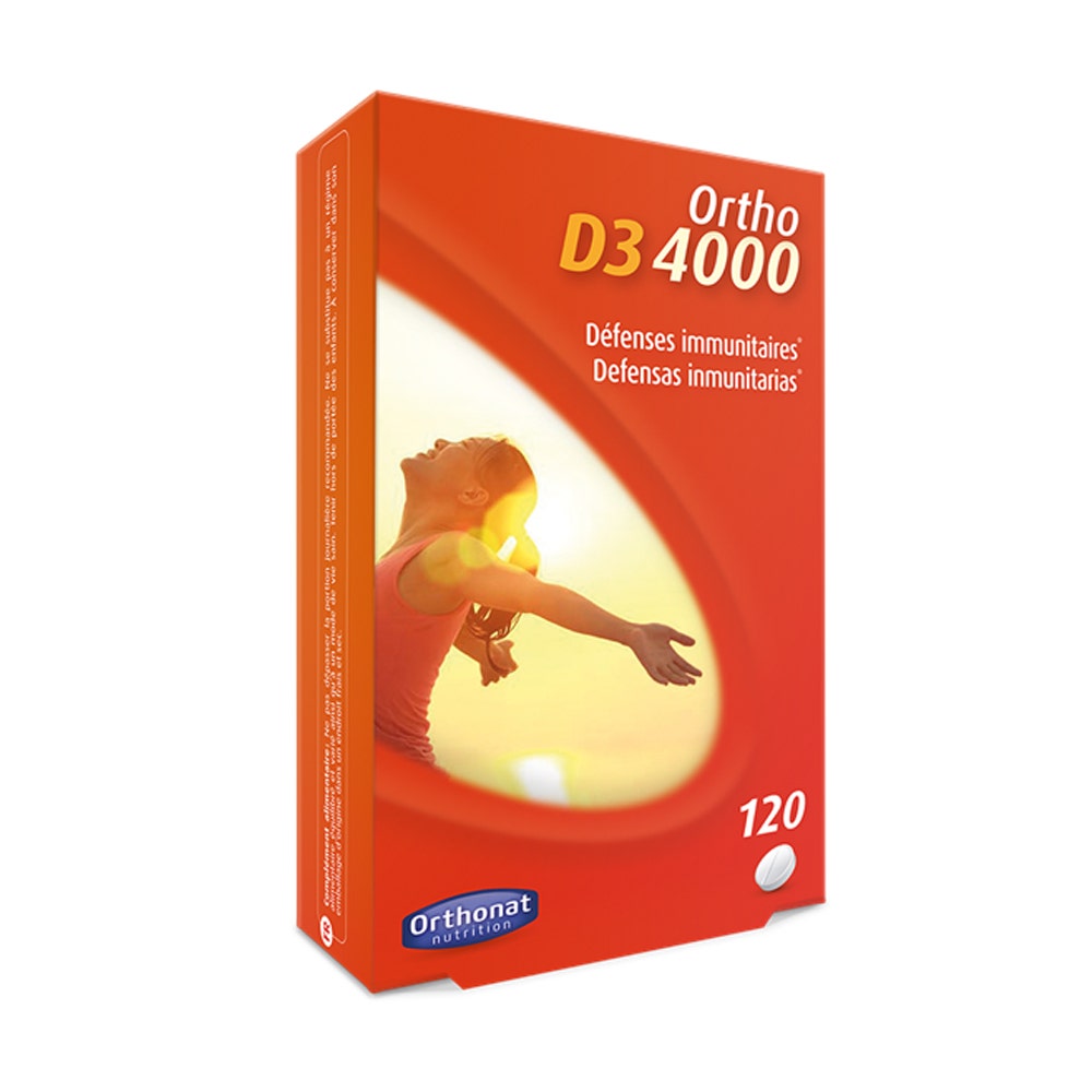 Orthonat Ortho D3 4000 defensas inmunitarias 120 comprimidos