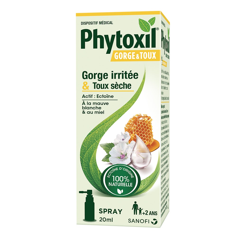 Sanofi Spray para garganta irritada y tos seca 20 ml