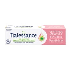 Natessance Pasta dentífrica ecológica para encías sensibles 75 ml