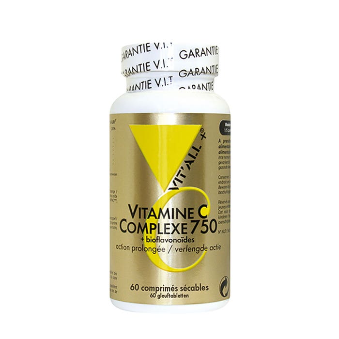 Vit'All+ Complejo de Vitamin C 750 60 comprimidos