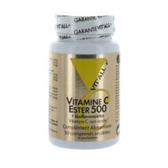 Vit'All+ Vitamina C Ester 500 50 Comprimidos Divisibles Vit&rsquo;all+ 50 Comprimés